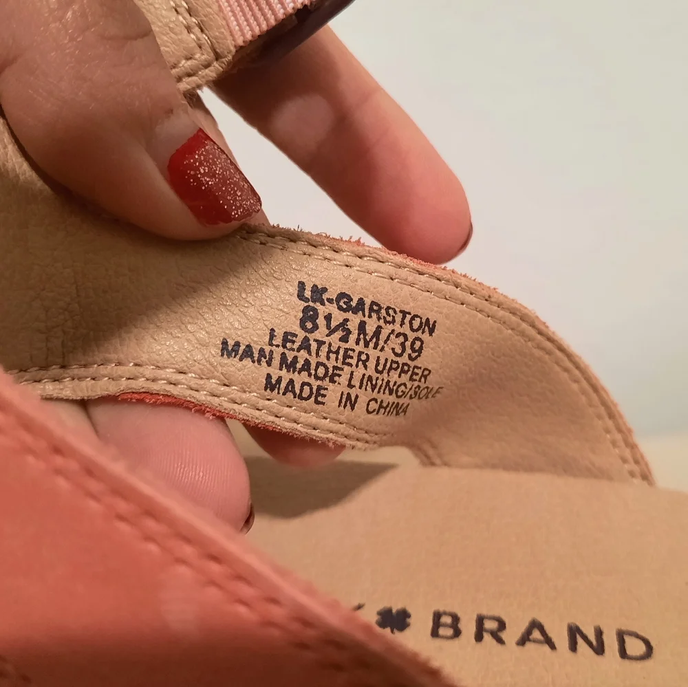Lucky Brand Coral Espadrille Ankle-Strap Sandals